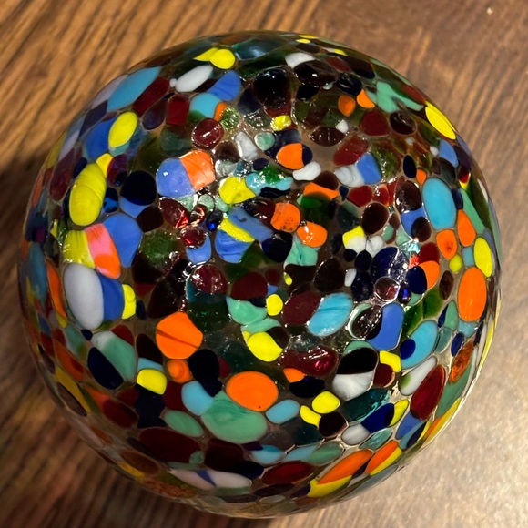 Confetti Handblown Wine Glasses -Pair - Picture 9 of 12